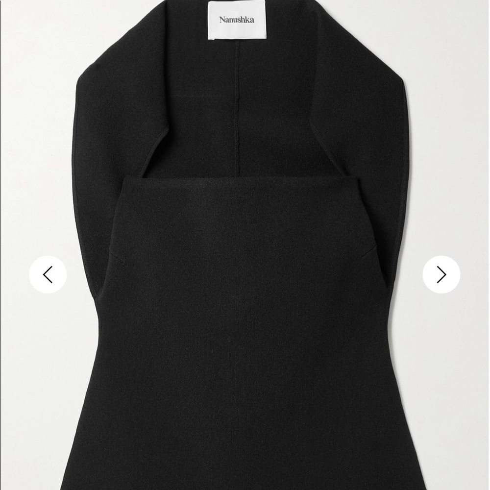 Nanushka Naia cutout stretch knit top